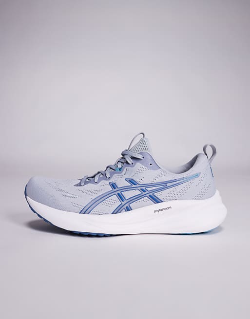Asics Gel-Pulse 16 Running Trainers In Piedmont Grey And Winter Sea