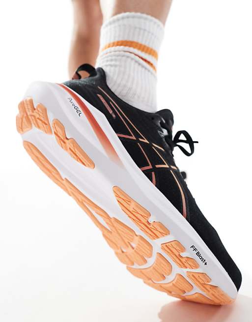Asics Gt-2000 13 Stability Running Trainers In Black And Orange