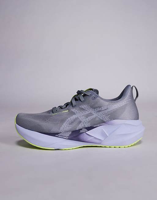 Asics Novablast 5 Running Trainers In Grey