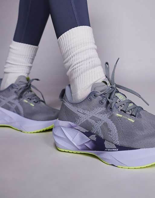 Asics Novablast 5 Running Trainers In Grey