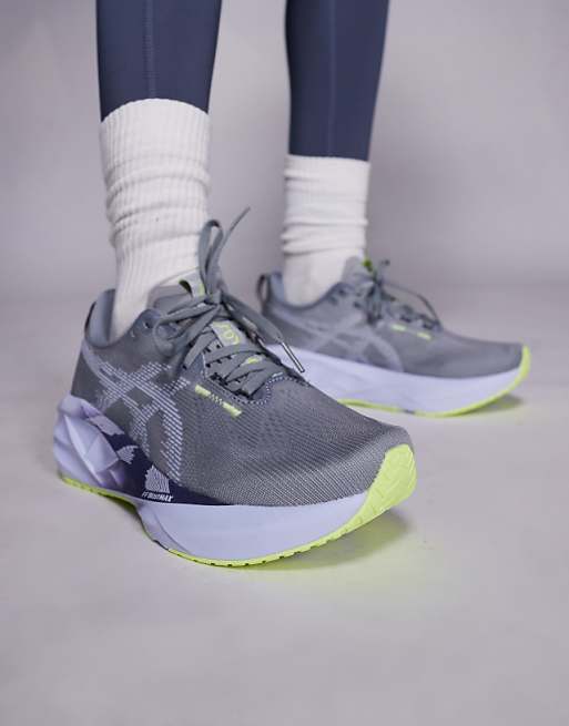 Asics Novablast 5 Running Trainers In Grey