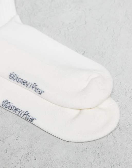 ASOS DESIGN 2 Pack Disney Cars Socks In Ecru