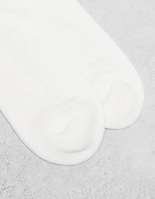 ASOS DESIGN 2 Pack Socks With Ice Cream Graphic In White - CREAM