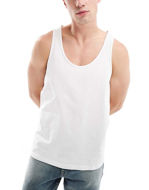 ASOS DESIGN 3 Pack Vests In Multiple Colours