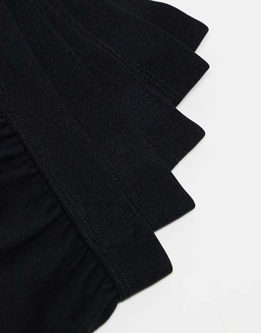 ASOS DESIGN 5 Pack Boxers In Black