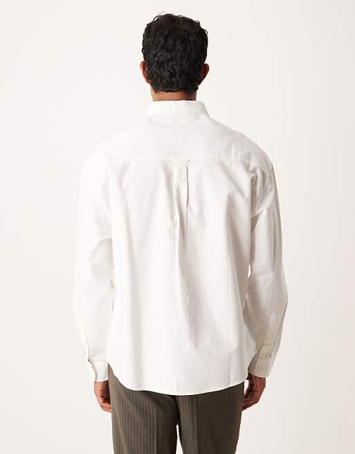 ASOS DESIGN 90s Oversized Oxford Shirt In White