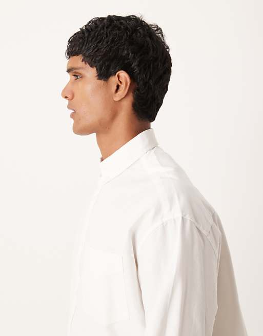 ASOS DESIGN 90s Oversized Oxford Shirt In White