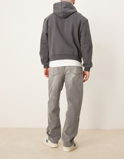 ASOS DESIGN Baggy Jeans In Grey