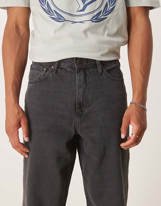 ASOS DESIGN Baggy Jeans In Washed Black