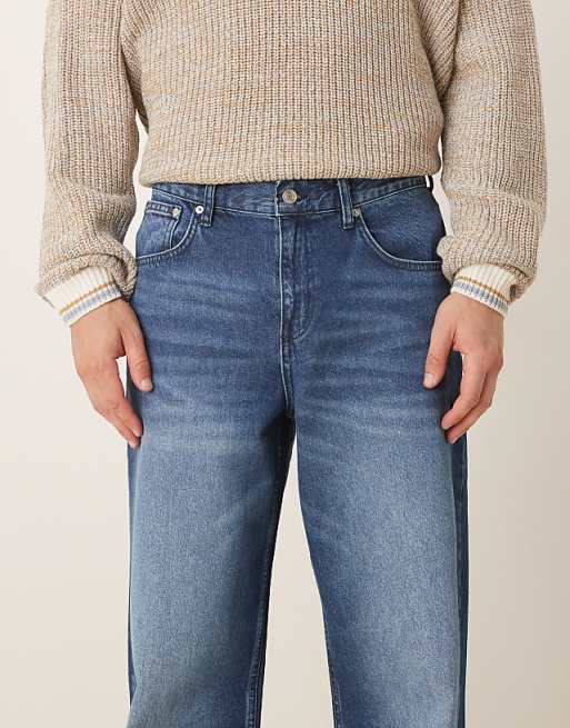 ASOS DESIGN Baggy Leg Jean In Vintage Wash