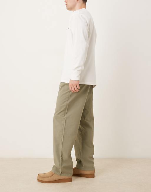ASOS DESIGN Baggy Pull On Trouser In Green