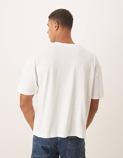 ASOS DESIGN Boxy Oversized T-shirt With Cartoon Print In White