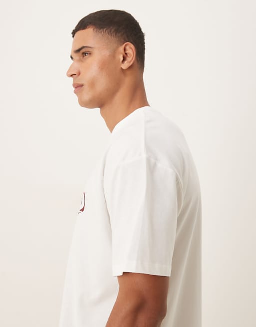 ASOS DESIGN Boxy Oversized T-shirt With Cartoon Print In White