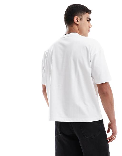 ASOS DESIGN Boxy Oversized T-shirt With France Sport Graphic In White