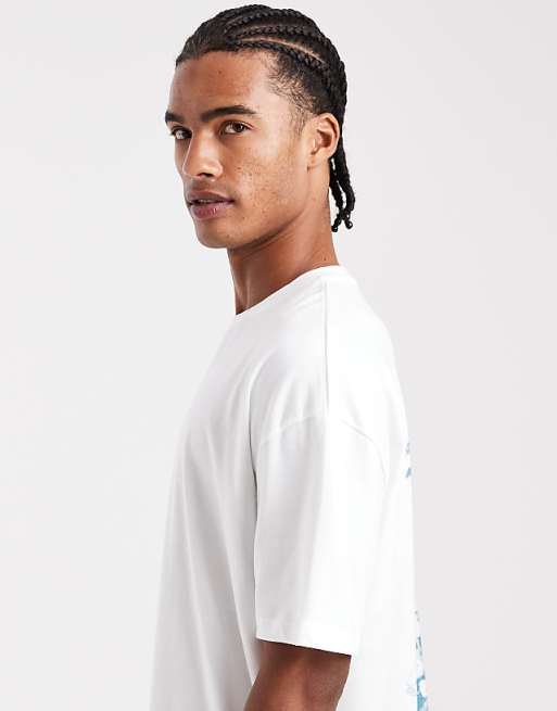 ASOS DESIGN Boxy Oversized T-shirt With Scenic Graphic In White