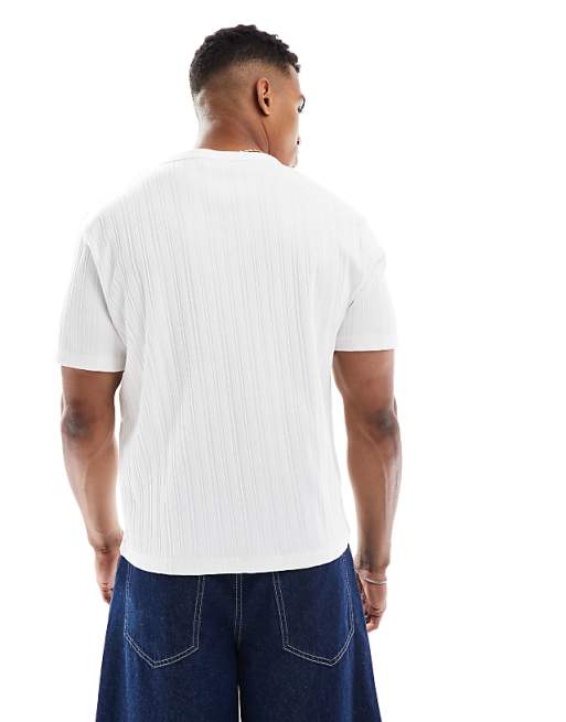 ASOS DESIGN Boxy Standard Fit T-shirt With Fruit Embroidery In White