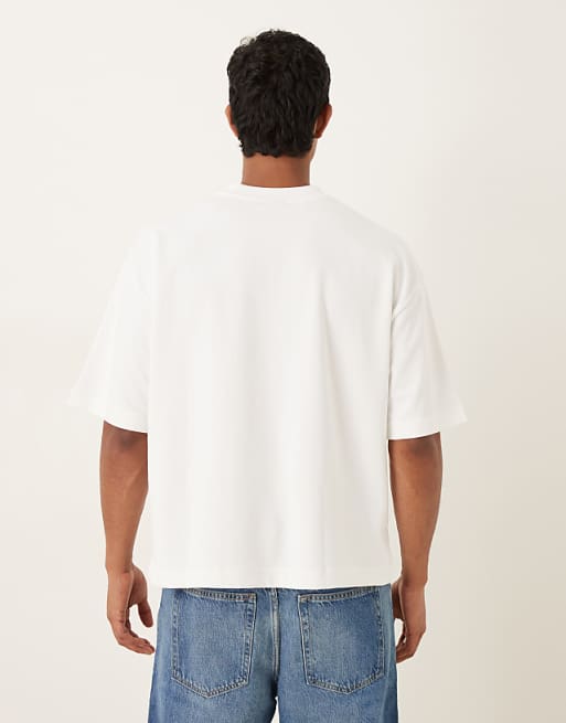 ASOS DESIGN BreatheMAX™ Heavyweight Oversized Boxy T-shirt In White Cotton Blend