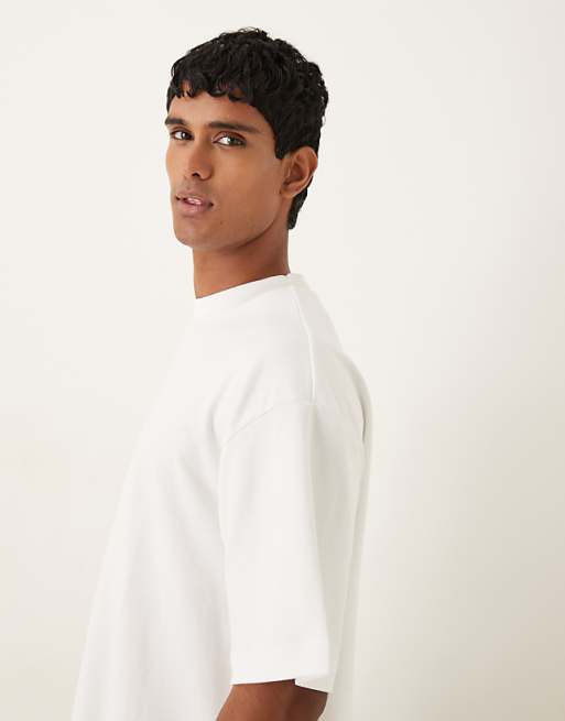 ASOS DESIGN BreatheMAX™ Heavyweight Oversized Boxy T-shirt In White Cotton Blend