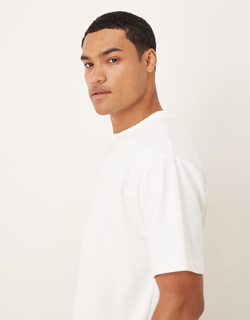 ASOS DESIGN BreatheMAX™ Heavyweight Relaxed T-shirt In Black Cotton Blend Cotton Blend