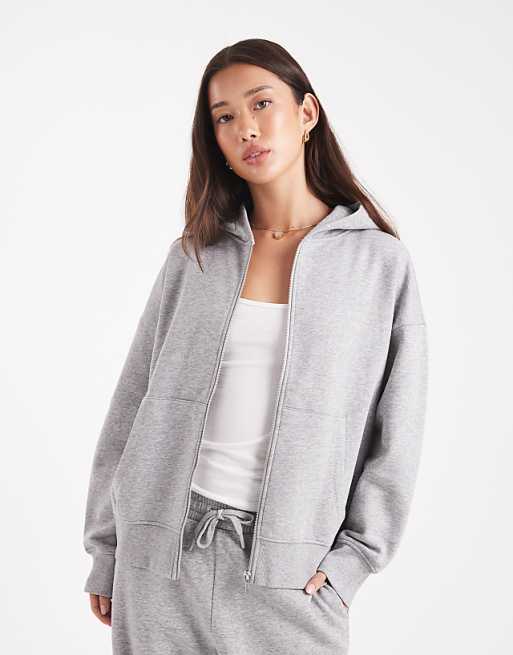 ASOS Design Brushback Co-ord In Grey