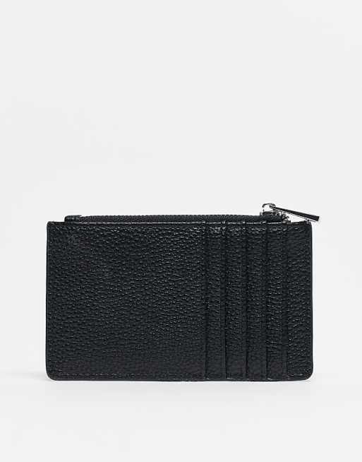 ASOS DESIGN card holder in black