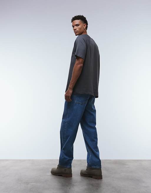 ASOS DESIGN Classic Rigid Fit Jeans In Indigo