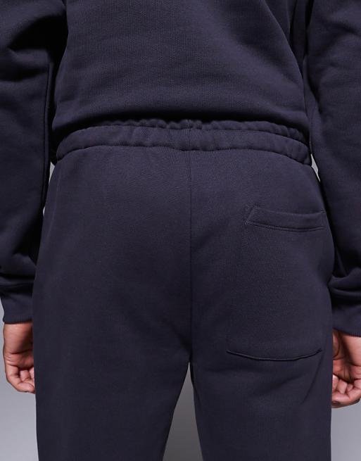 ASOS DESIGN Co-ord Heavyweight Jogger In 400gsm Charcoal