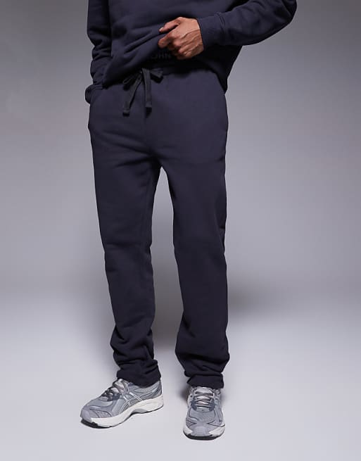 ASOS DESIGN co-ord heavyweight jogger in 400gsm charcoal