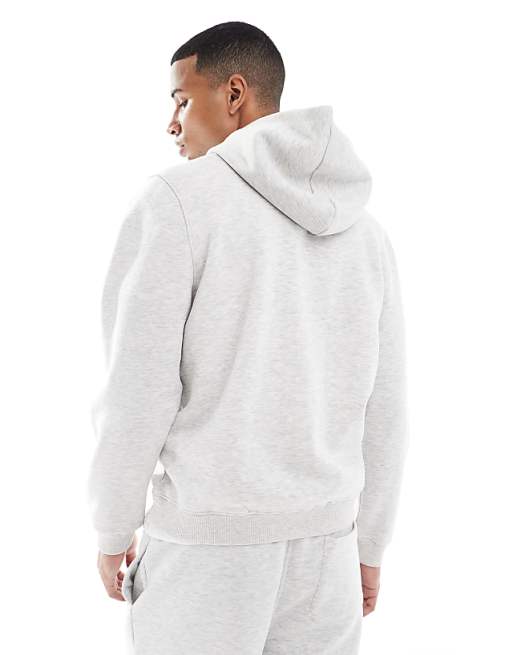 ASOS DESIGN Co-ord Hoodie In Light Grey