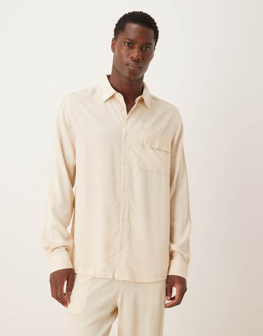 ASOS DESIGN Co-ord In Beige