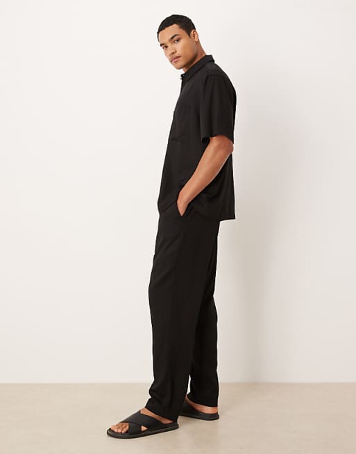 ASOS DESIGN co-ord in black
