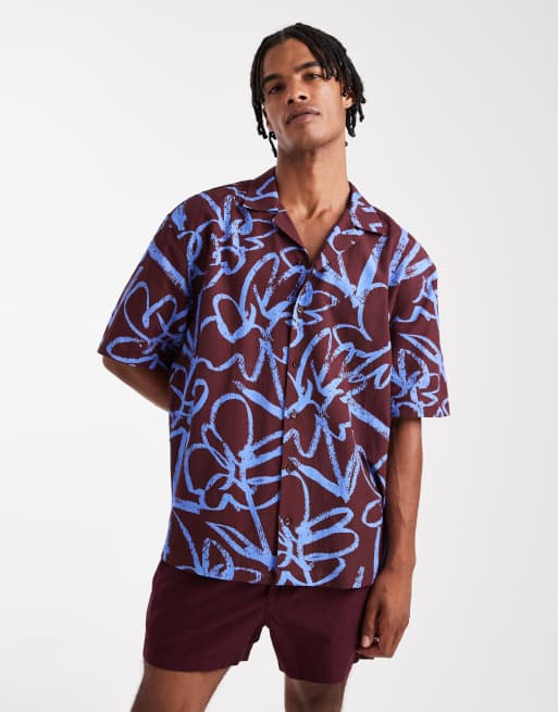 ASOS DESIGN Co-ord In Burgundy