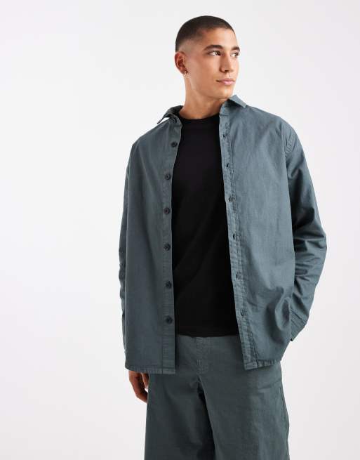 ASOS DESIGN Co-ord In Charcoal Ripstop