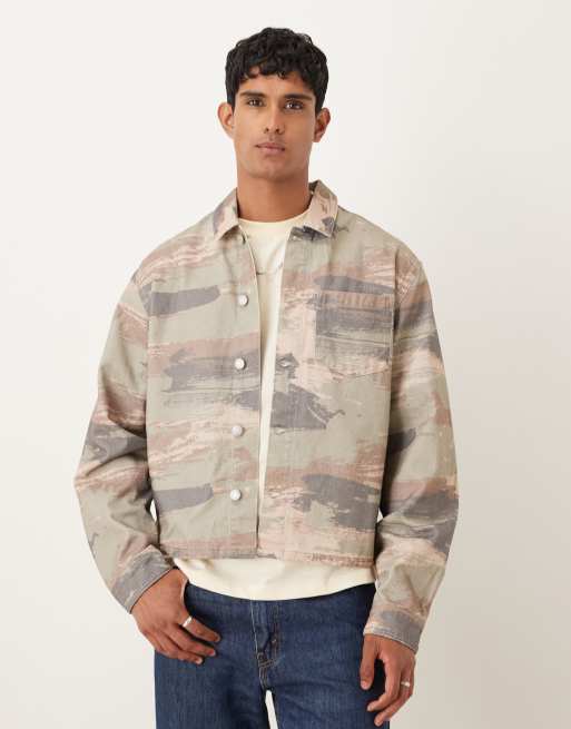 ASOS DESIGN Co-ord In Desert Camo Print