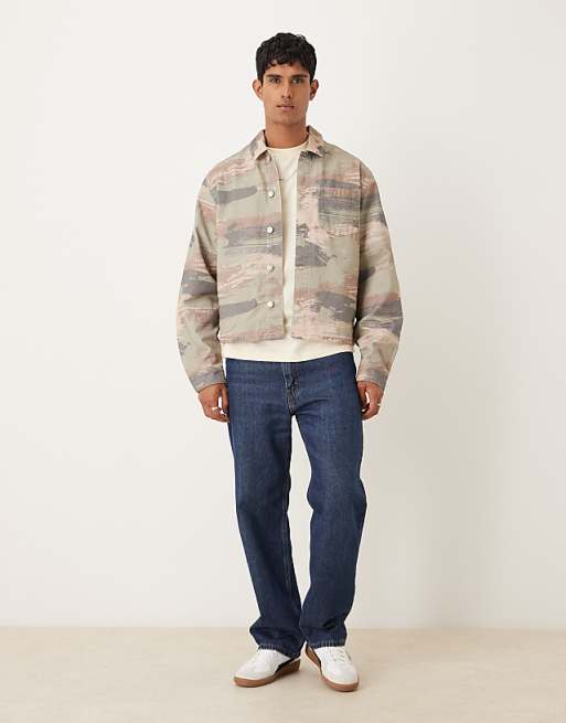 ASOS DESIGN co-ord in desert camo print
