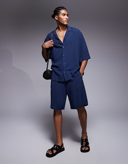 ASOS DESIGN co-ord in navy