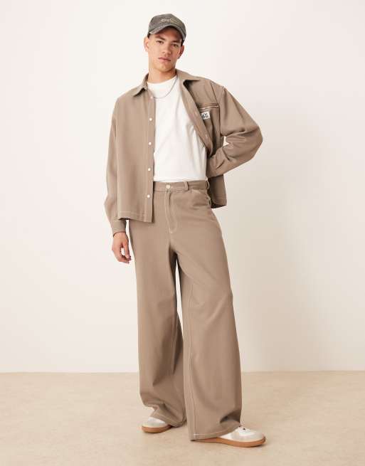 ASOS Design Co-ord Khaki