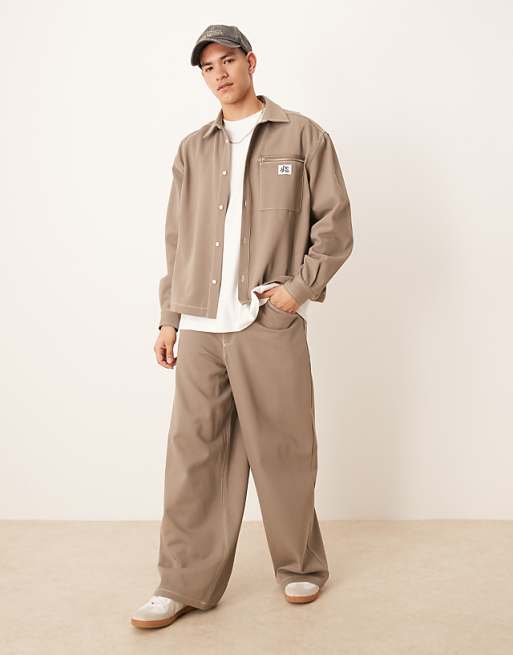 ASOS Design co-ord khaki