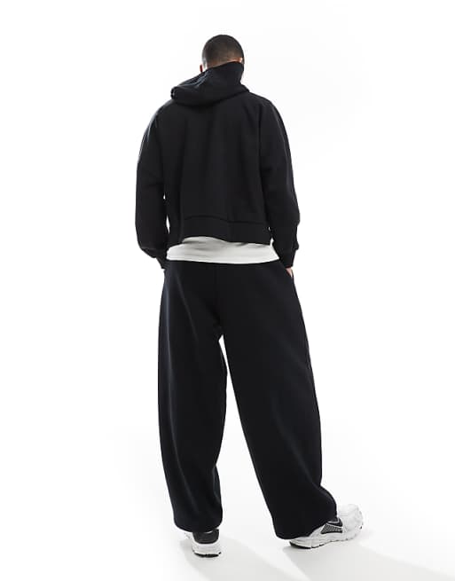 ASOS DESIGN Co-ord Premium Heavyweight Loose Jogger With Seam Detail In Black - BLACK