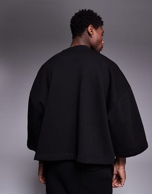 ASOS DESIGN Co-ord Relaxed Sweatshirt T-shirt In Black