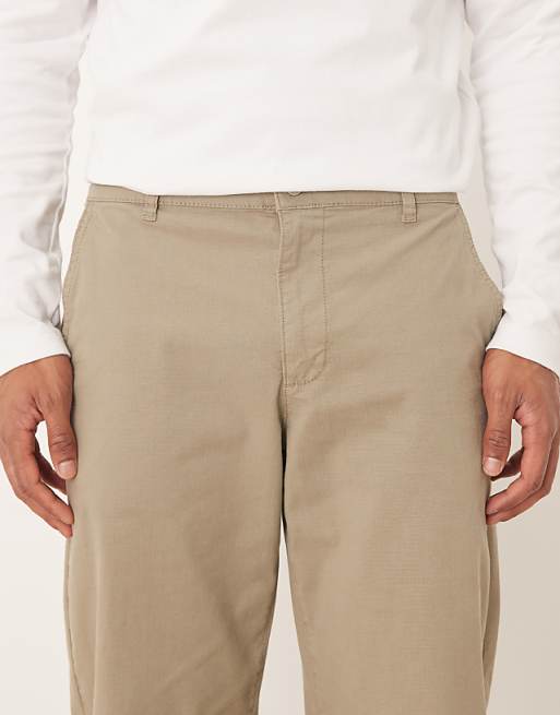 ASOS DESIGN Co-ord Straight Chinos In Beige