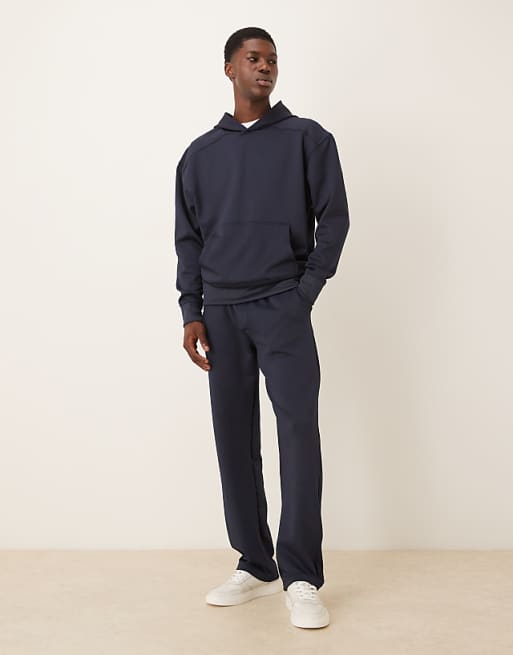 ASOS DESIGN Co-ord Straight Leg Jogger In Navy