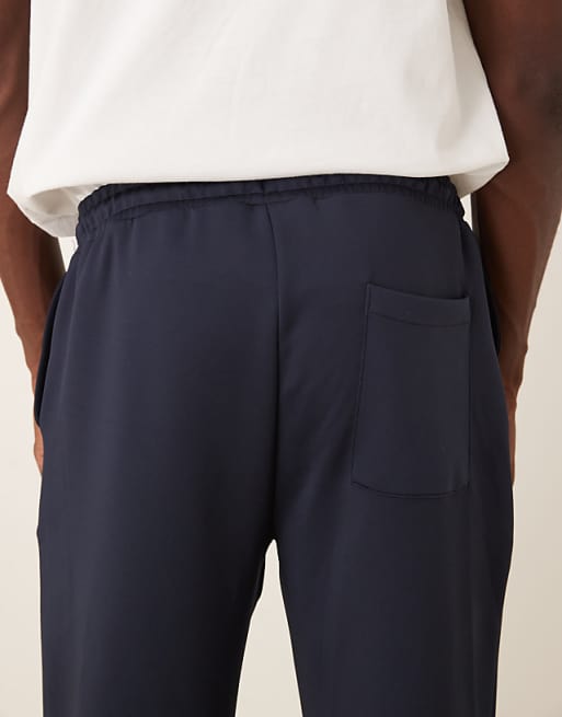 ASOS DESIGN Co-ord Straight Leg Jogger In Navy
