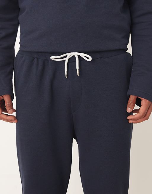 ASOS DESIGN Co-ord Tapered Fit Pique Jogger In Navy