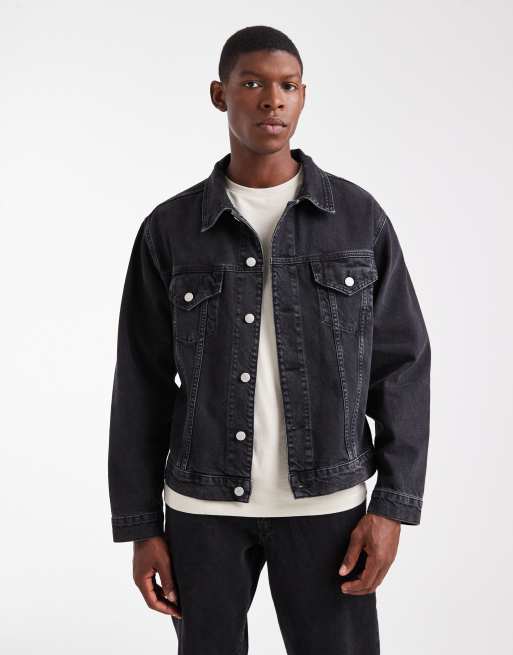 ASOS DESIGN Denim Jacket And Jeans Co-ord In Black