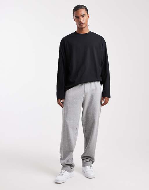 ASOS DESIGN Essential Oversized Long Sleeve T-shirt In Black - BLACK