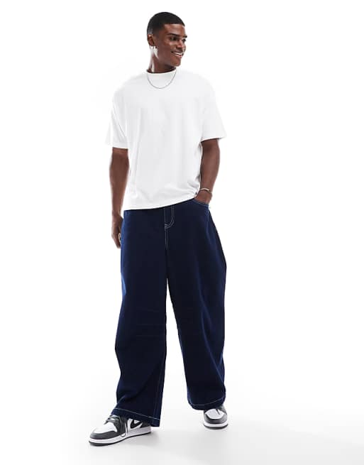 ASOS DESIGN Essentials 2 Pack Oversized T-shirts In White