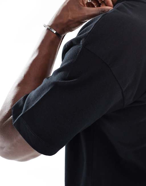 ASOS DESIGN Essentials 2 Pack Oversized T-shirts In Black