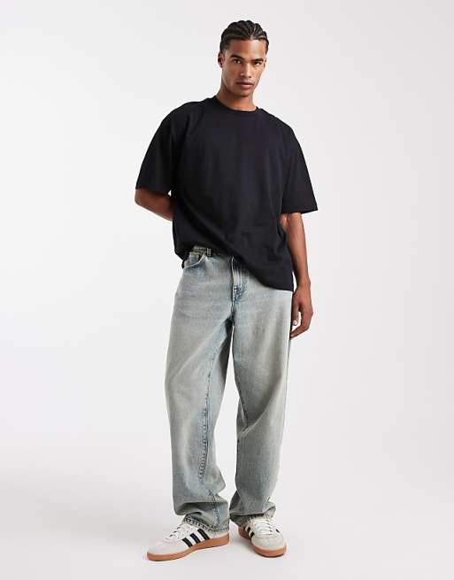 ASOS DESIGN Essentials 2 Pack Oversized T-shirts In Stone And Black