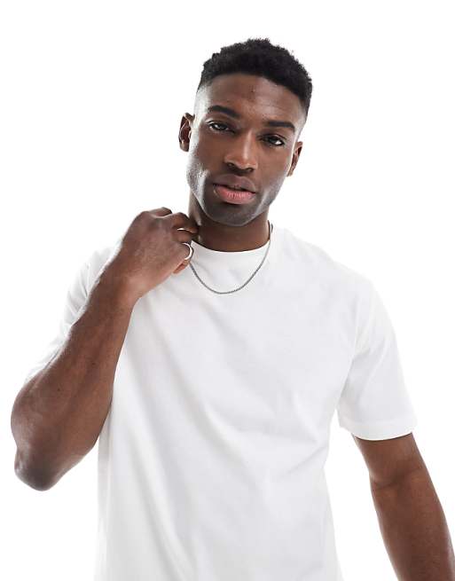 ASOS DESIGN Essentials 2 Pack Relaxed Crew Neck T-shirts In White